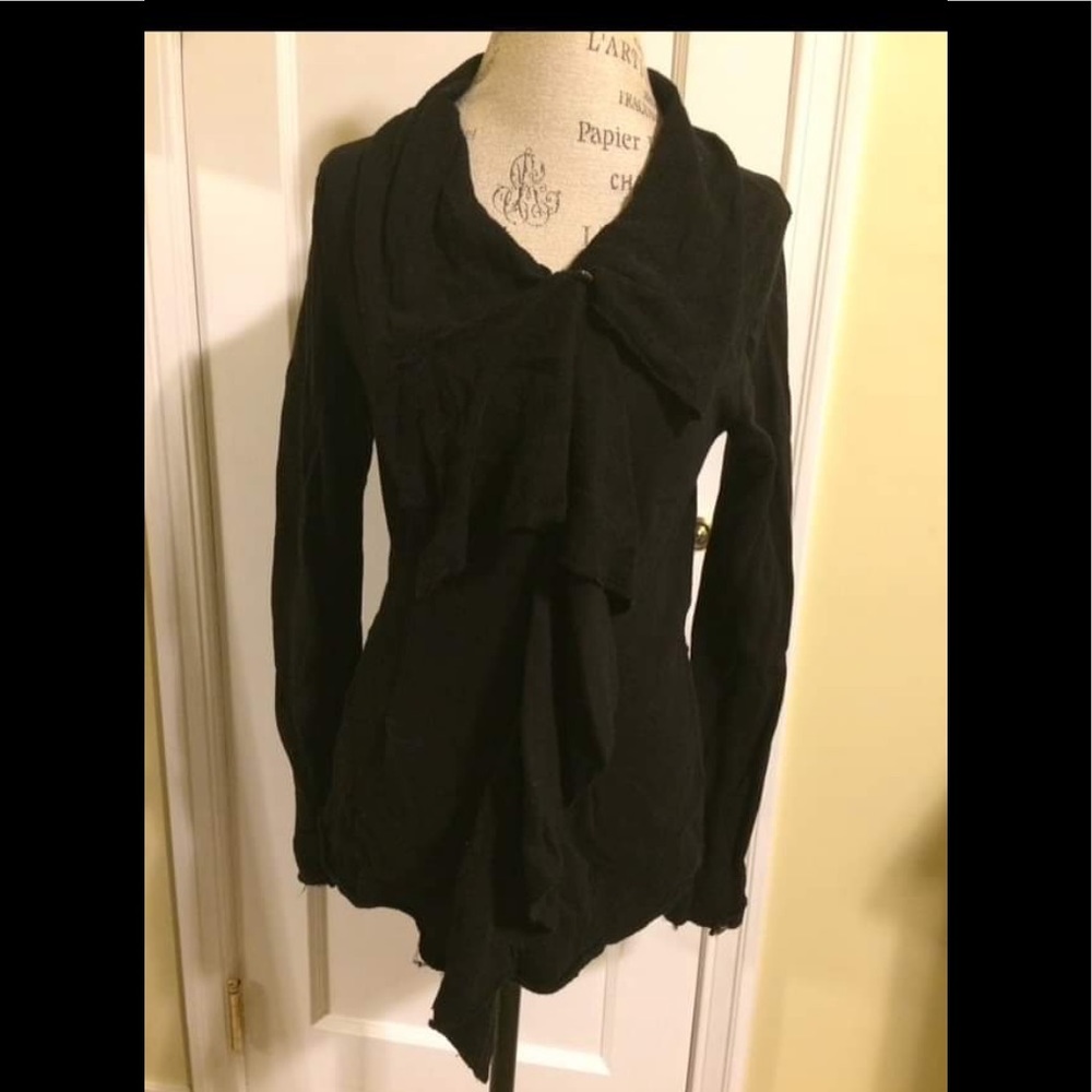 Free People Ruffle Cardigan